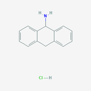molecular formula C14H14ClN B2735015 9,10-二氢蒽-9-胺；盐酸盐 CAS No. 2287300-55-2