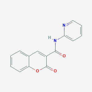 molecular formula C15H10N2O3 B2735019 2-oxo-N-(pyridin-2-yl)-2H-chromene-3-carboxamide CAS No. 301817-95-8
