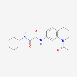 N'-(1-acetyl-3,4-dihydro-2H-quinolin-7-yl)-N-cyclohexyloxamide