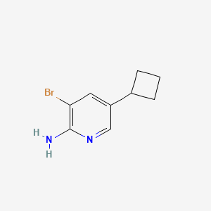 3-Bromo-5-cyclobutylpyridin-2-amine