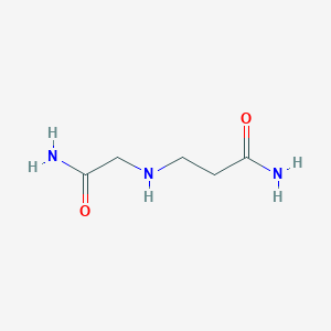 molecular formula C5H11N3O2 B2735052 3-[(Carbamoylmethyl)amino]propanamide CAS No. 392315-57-0