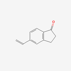 molecular formula C11H10O B2735058 5-vinyl-2,3-dihydro-1H-inden-1-one CAS No. 1307814-41-0