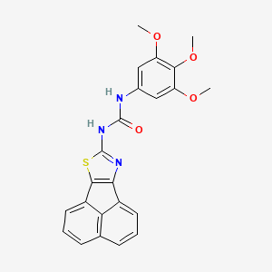 molecular formula C23H19N3O4S B2735062 1-(Acenaphtho[1,2-d]thiazol-8-yl)-3-(3,4,5-trimethoxyphenyl)urea CAS No. 1207006-15-2