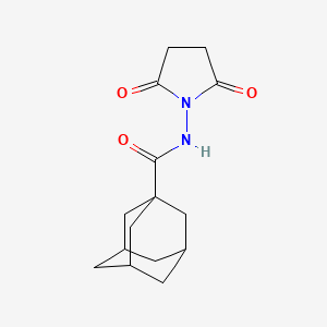 molecular formula C15H20N2O3 B2735077 N-(2,5-dioxopyrrolidin-1-yl)adamantane-1-carboxamide CAS No. 321978-92-1