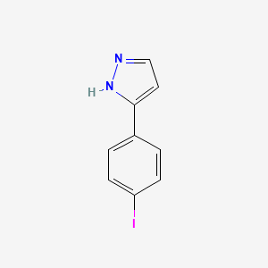 molecular formula C9H7IN2 B2735101 3-(4-iodophenyl)-1H-pyrazole CAS No. 1019007-92-1