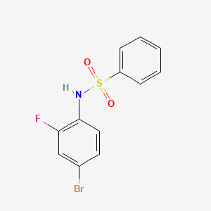 N-(4-bromo-2-fluorophenyl)benzenesulfonamide