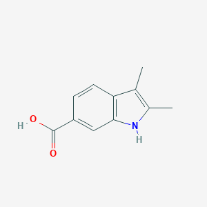 molecular formula C11H11NO2 B027352 2,3-二甲基-1H-吲哚-6-羧酸 CAS No. 103986-06-7