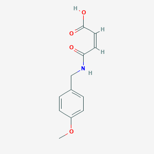 molecular formula C12H13NO4 B273522 (Z)-3-(4-Methoxy-benzylcarbamoyl)-acrylic acid 