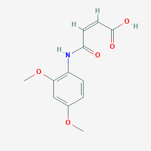 molecular formula C12H13NO5 B273524 (Z)-4-((2,4-dimethoxyphenyl)amino)-4-oxobut-2-enoic acid 