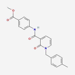molecular formula C22H20N2O4 B2735249 Methyl 4-[[1-[(4-methylphenyl)methyl]-2-oxopyridine-3-carbonyl]amino]benzoate CAS No. 946253-95-8