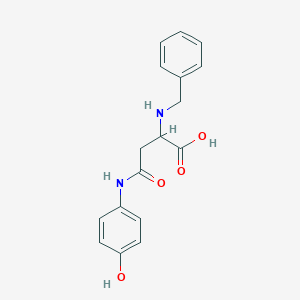 2-(Benzylamino)-4-(4-hydroxyanilino)-4-oxobutanoic acid