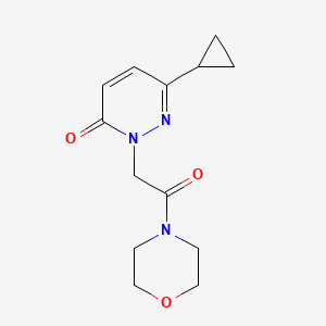 6-cyclopropyl-2-(2-morpholino-2-oxoethyl)pyridazin-3(2H)-one