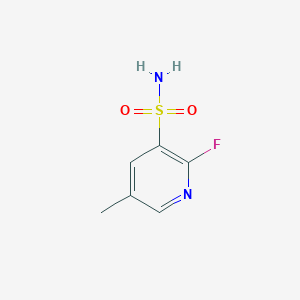 molecular formula C6H7FN2O2S B2735275 2-氟-5-甲基吡啶-3-磺酰胺 CAS No. 2243504-59-6