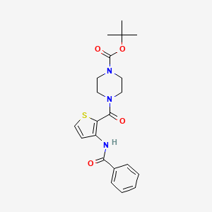 Tert-butyl 4-(3-benzamidothiophene-2-carbonyl)piperazine-1-carboxylate