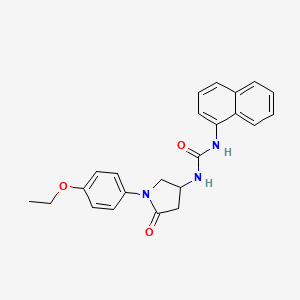 1-(1-(4-Ethoxyphenyl)-5-oxopyrrolidin-3-yl)-3-(naphthalen-1-yl)urea