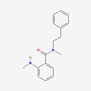 molecular formula C17H20N2O B2735351 N-methyl-2-(methylamino)-N-(2-phenylethyl)benzamide CAS No. 173867-26-0