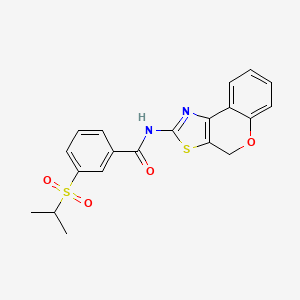 N-(4H-chromeno[4,3-d]thiazol-2-yl)-3-(isopropylsulfonyl)benzamide