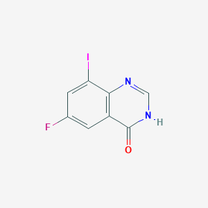 molecular formula C8H4FIN2O B2735394 6-Fluoro-8-iodoquinazolin-4(3H)-one CAS No. 1352717-93-1; 1909336-80-6