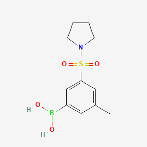 [3-Methyl-5-(pyrrolidine-1-sulfonyl)phenyl]boronic acid