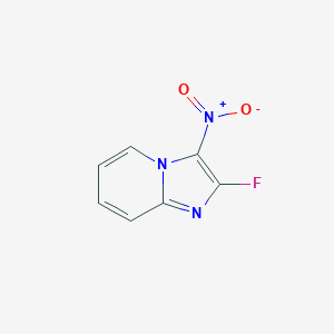 molecular formula C7H4FN3O2 B273542 2-Fluoro-3-nitroimidazo[1,2-a]pyridine 