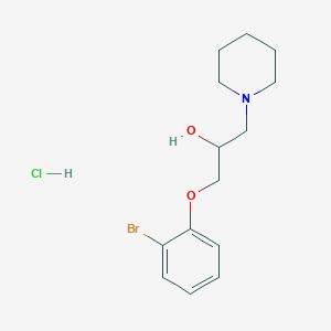1-(2-Bromophenoxy)-3-(piperidin-1-yl)propan-2-ol hydrochloride