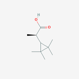molecular formula C10H18O2 B2735437 (2R)-2-(2,2,3,3-Tetramethylcyclopropyl)propanoic acid CAS No. 2248200-04-4