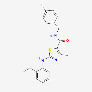 2-[(2-ethylphenyl)amino]-N-(4-fluorobenzyl)-4-methyl-1,3-thiazole-5-carboxamide