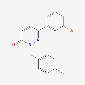 6-(3-Bromophenyl)-2-[(4-methylphenyl)methyl]pyridazin-3-one