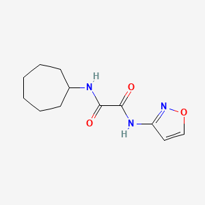 N1-cycloheptyl-N2-(isoxazol-3-yl)oxalamide
