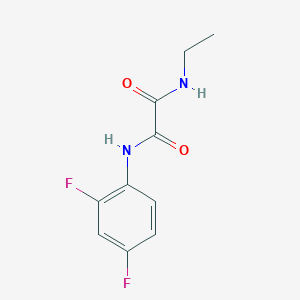 molecular formula C10H10F2N2O2 B2735472 N'-(2,4-difluorophenyl)-N-ethyloxamide CAS No. 898357-07-8