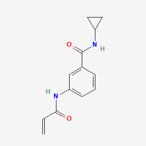 N-cyclopropyl-3-(prop-2-enoylamino)benzamide
