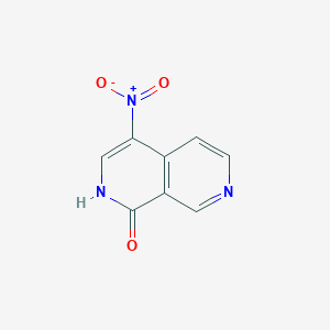 B2735500 4-Nitro-[2,7]naphthyridin-1-ol CAS No. 720718-71-8