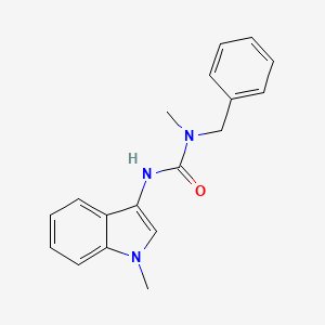 1-benzyl-1-methyl-3-(1-methyl-1H-indol-3-yl)urea