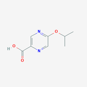 molecular formula C8H10N2O3 B2735519 5-Isopropoxypyrazine-2-carboxylic acid CAS No. 1344086-34-5
