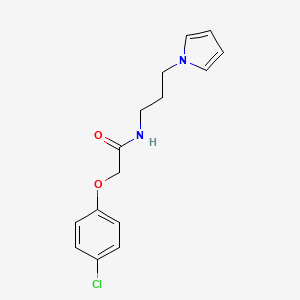 N-(3-(1H-pyrrol-1-yl)propyl)-2-(4-chlorophenoxy)acetamide