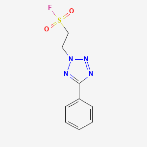 2-(5-phenyl-2H-tetrazol-2-yl)ethanesulfonyl fluoride