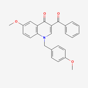 3-benzoyl-6-methoxy-1-(4-methoxybenzyl)quinolin-4(1H)-one