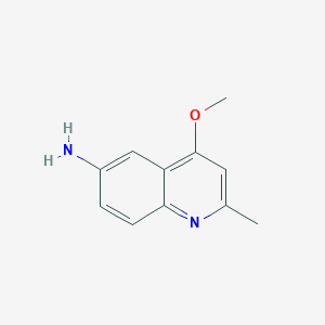 molecular formula C11H12N2O B2735567 4-Methoxy-2-methylquinolin-6-amine CAS No. 84264-27-7
