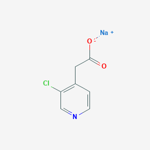 molecular formula C7H5ClNNaO2 B2735599 2-(3-氯吡啶-4-基)乙酸钠 CAS No. 2219380-32-0