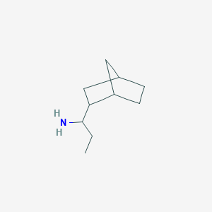 molecular formula C10H19N B2735606 1-(Bicyclo[2.2.1]heptan-2-yl)propan-1-amine CAS No. 1559200-30-4