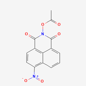 (6-Nitro-1,3-dioxobenzo[de]isoquinolin-2-yl) acetate