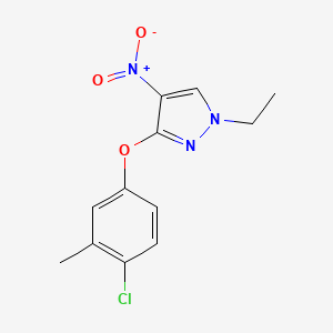 3-(4-chloro-3-methylphenoxy)-1-ethyl-4-nitro-1H-pyrazole