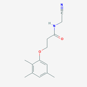 molecular formula C14H18N2O2 B2735681 N-(cyanomethyl)-3-(2,3,5-trimethylphenoxy)propanamide CAS No. 1333533-83-7