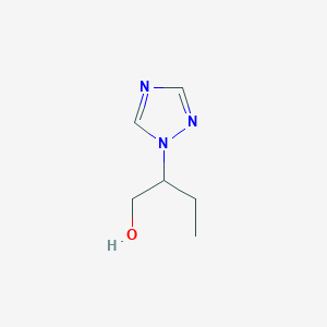 molecular formula C6H11N3O B2735725 2-(1,2,4-Triazol-1-yl)butan-1-ol CAS No. 2226182-59-6
