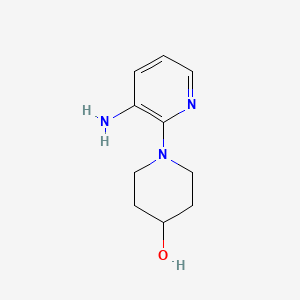 molecular formula C10H15N3O B2735777 1-(3-Aminopyridin-2-yl)piperidin-4-ol CAS No. 954570-04-8