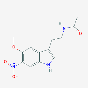 N-[2-(5-methoxy-6-nitro-1H-indol-3-yl)ethyl]acetamide