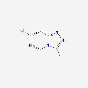 molecular formula C6H5ClN4 B2735872 7-氯-3-甲基-[1,2,4]三唑并[4,3-c]嘧啶 CAS No. 1094292-91-7