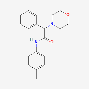 N-(4-methylphenyl)-2-(morpholin-4-yl)-2-phenylacetamide
