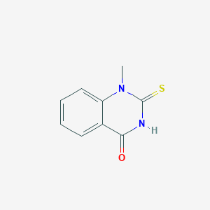 molecular formula C9H8N2OS B273591 1-Methyl-2-sulfanylidenequinazolin-4-one CAS No. 4802-85-1