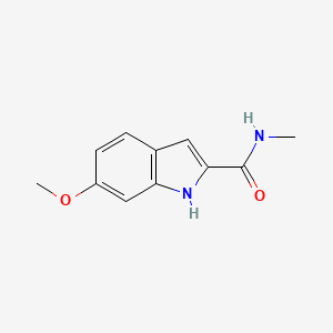 molecular formula C11H12N2O2 B2735941 6-Methoxy-N-methyl-1H-indole-2-carboxamide CAS No. 2088980-36-1